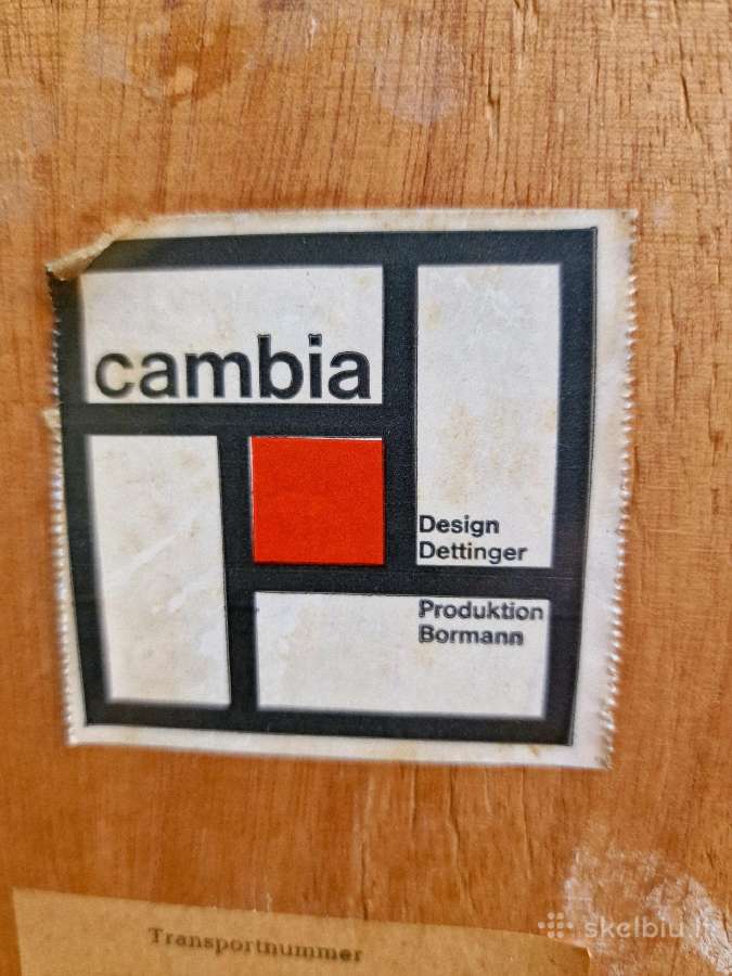 Vintažinė mid century tikmedžio komoda/indauja - nuotraukos Nr. 34