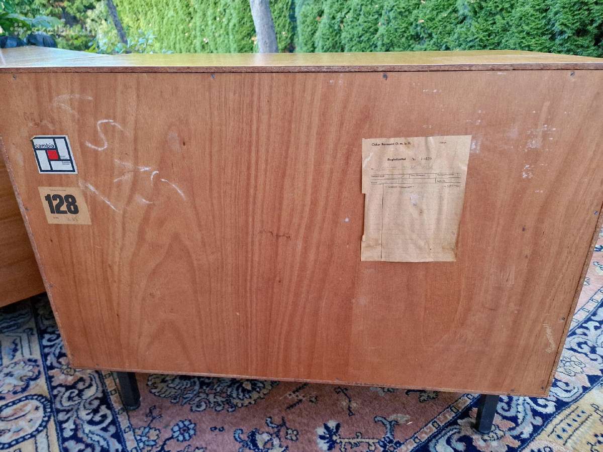 Vintažinė mid century tikmedžio komoda/indauja - nuotraukos Nr. 37