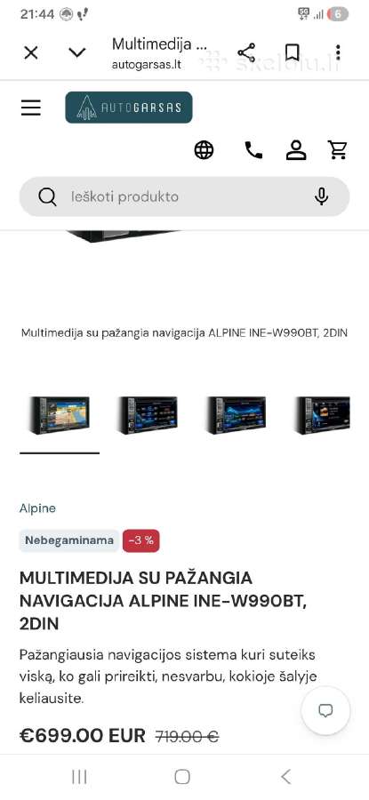 Alpine ine-w990bt - nuotraukos Nr. 3
