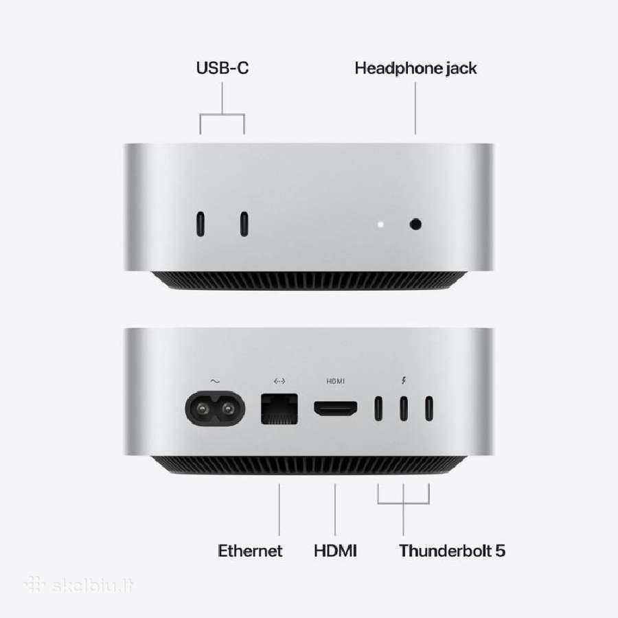 Nauji supakuoti Mac Mini M4 M5 M6 - nuotraukos Nr. 2