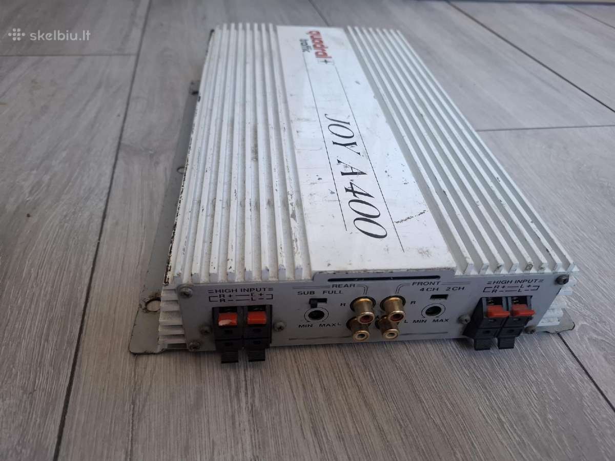 4 kanalų stiprintuvas Quadral Traffic Joy A400 - nuotraukos Nr. 3