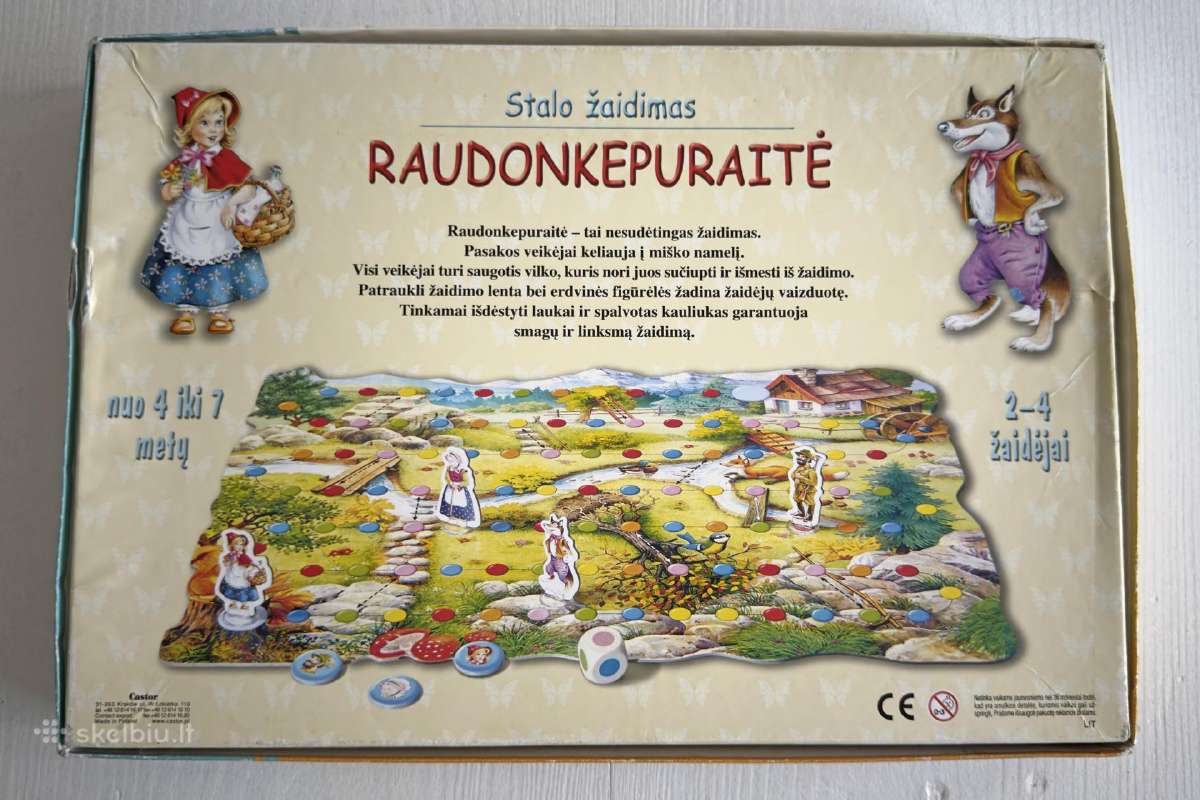 Vaikiškas stalo žaidimas „raudonkepuraitė“ - nuotraukos Nr. 2