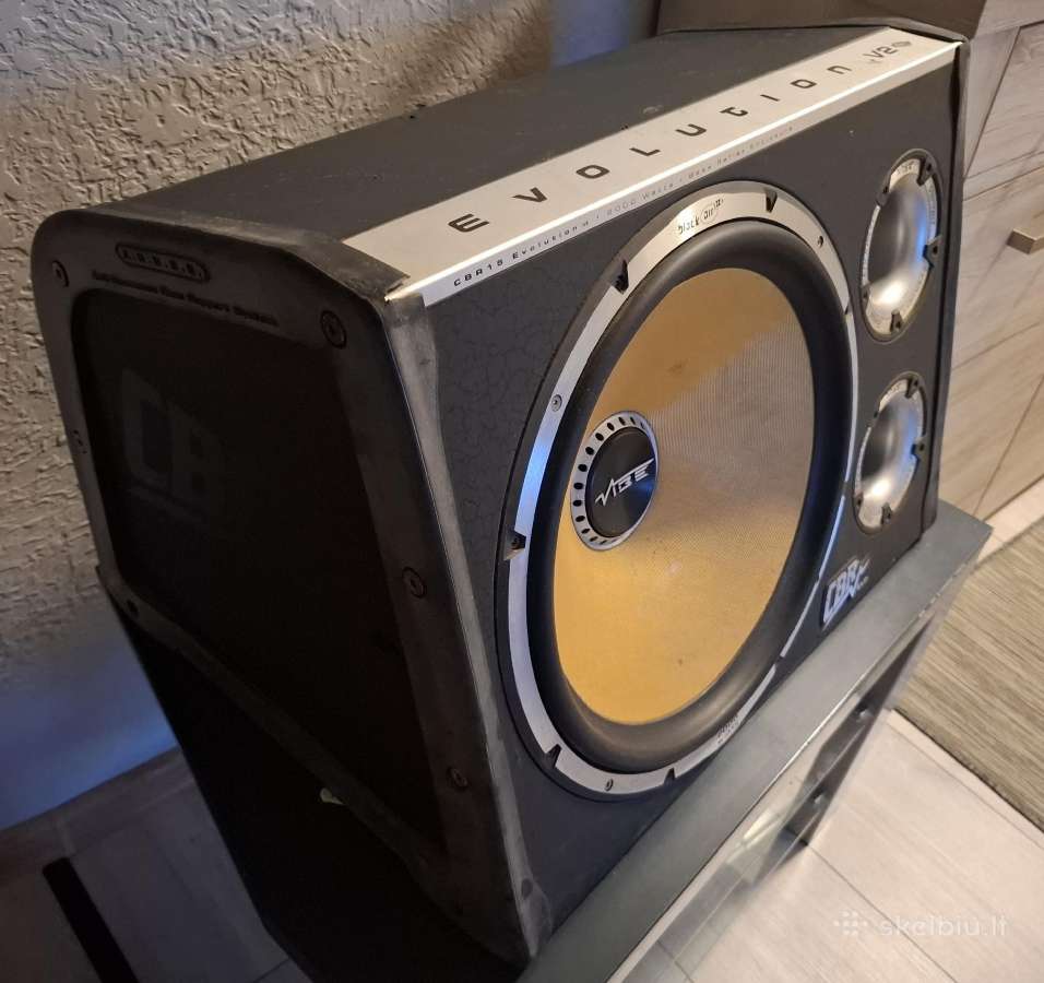 Galingas subvuferis dėžėje Vibe Blackair II 2000w - nuotraukos Nr. 2