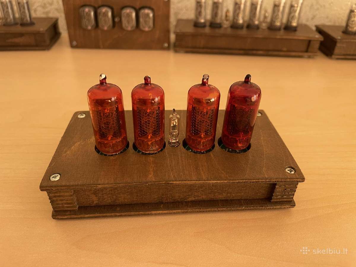 Laikrodis su indikatorinėmis Z573m Nixie lempomis - nuotraukos Nr. 3