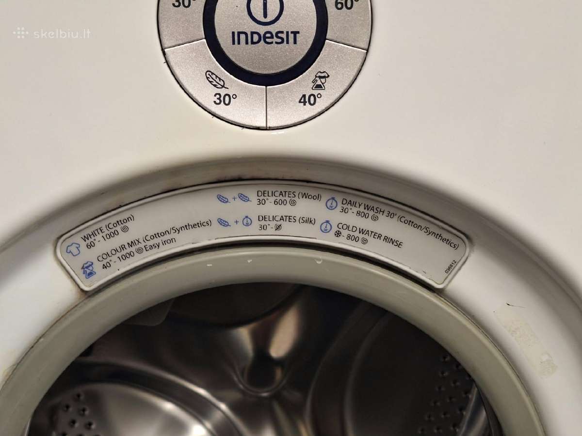 Indesit Moon skalbimo mašina – 60 € - nuotraukos Nr. 8