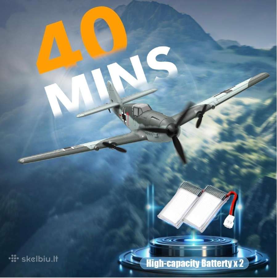 Radio bangomis valdomas lėktuvas Volantexrc - nuotraukos Nr. 3
