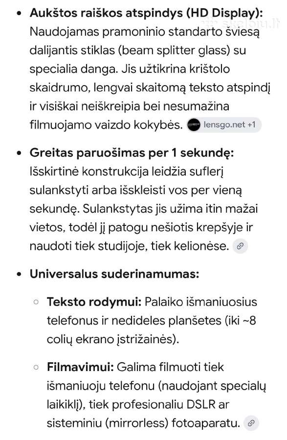 Lensgo tc7 s nešiojamas sufleris(teleprompter) - nuotraukos Nr. 8