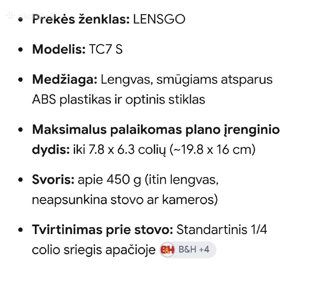 Lensgo tc7 s nešiojamas sufleris(teleprompter) - nuotraukos Nr. 10