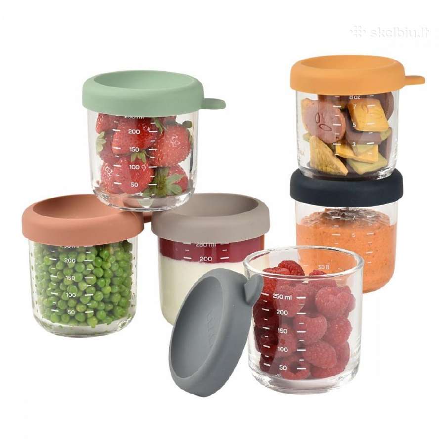 Baba stikliniai maisto indeliai, 6 250 ml - nuotraukos Nr. 2