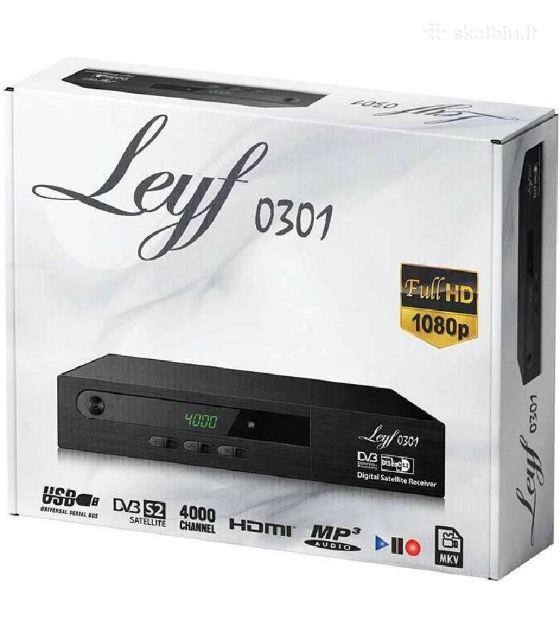 Leyf 0301 palydovinis TV imtuvas, Full HD Dvb-s2 - nuotraukos Nr. 3