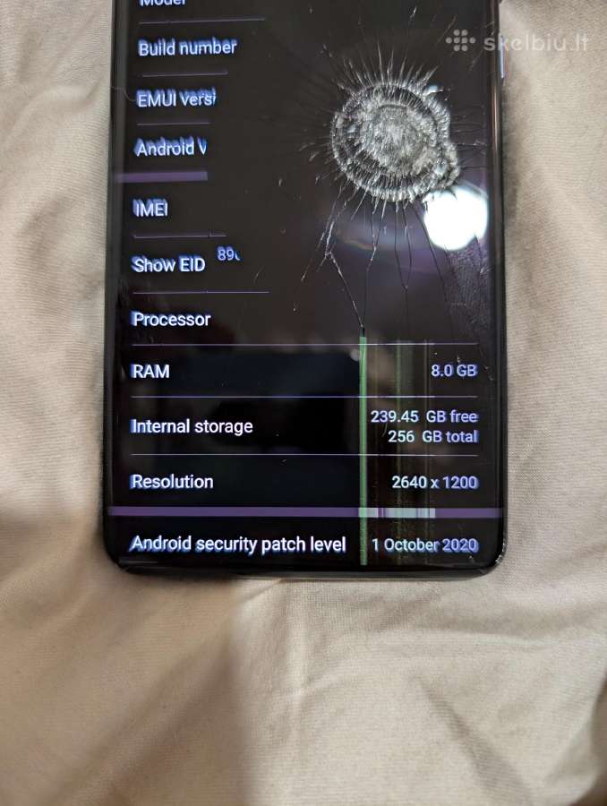 Huawei P40 pro 256gb - nuotraukos Nr. 3