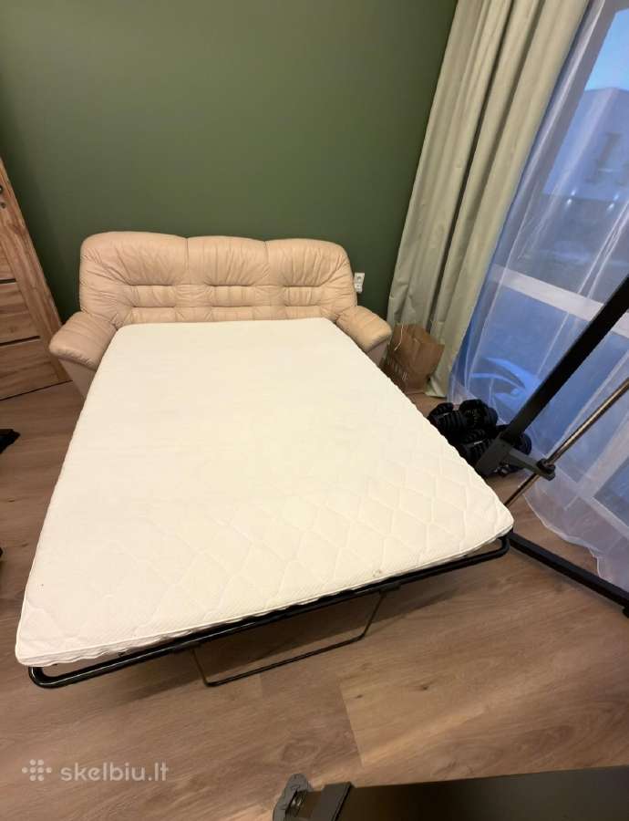 Odinė sofa su miegama dalimi - nuotraukos Nr. 4
