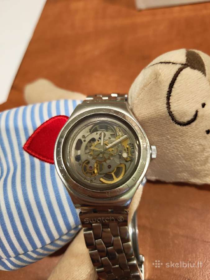 Swatch Yas100g automatic skeleton laikrodis - nuotraukos Nr. 3