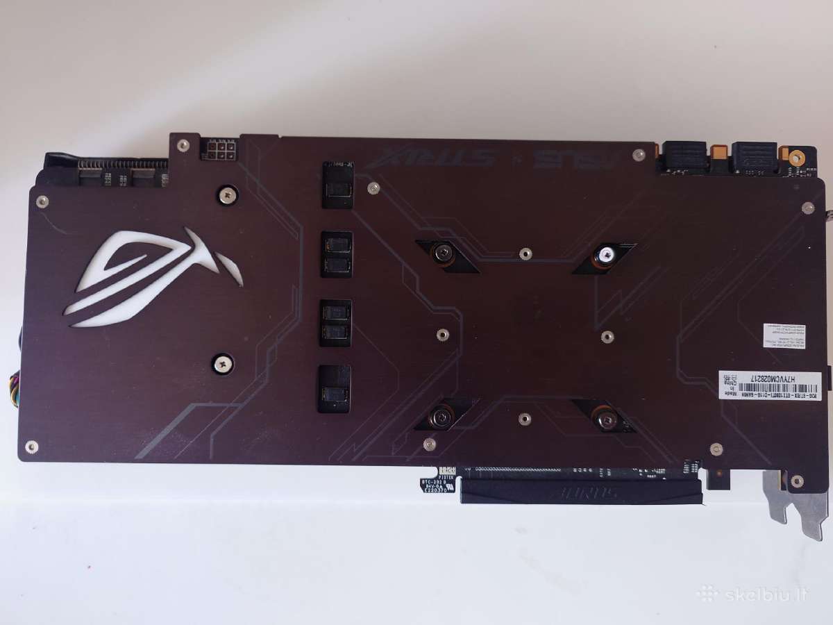 Asus Rog Strix Gtx 1080 Ti 8gb - nuotraukos Nr. 2