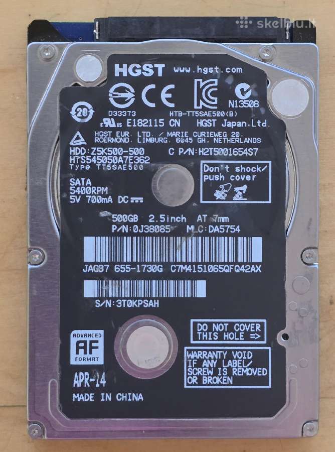 2.5" Sata HDD laptopams desktopams serveriams Nvr - nuotraukos Nr. 16