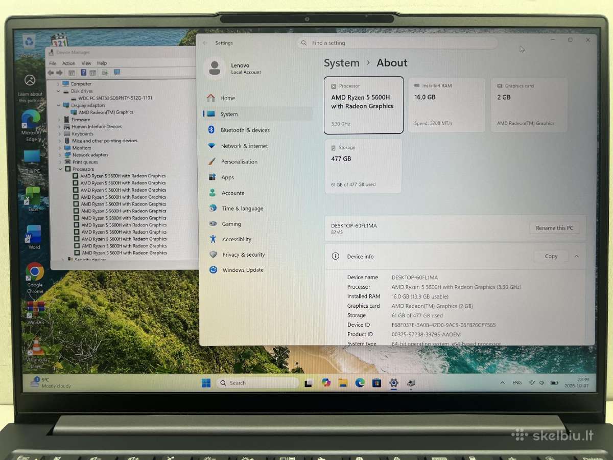 Lenovo yoga slim 7 pro - nuotraukos Nr. 2