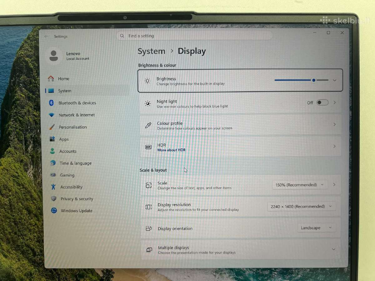 Lenovo yoga slim 7 pro - nuotraukos Nr. 3