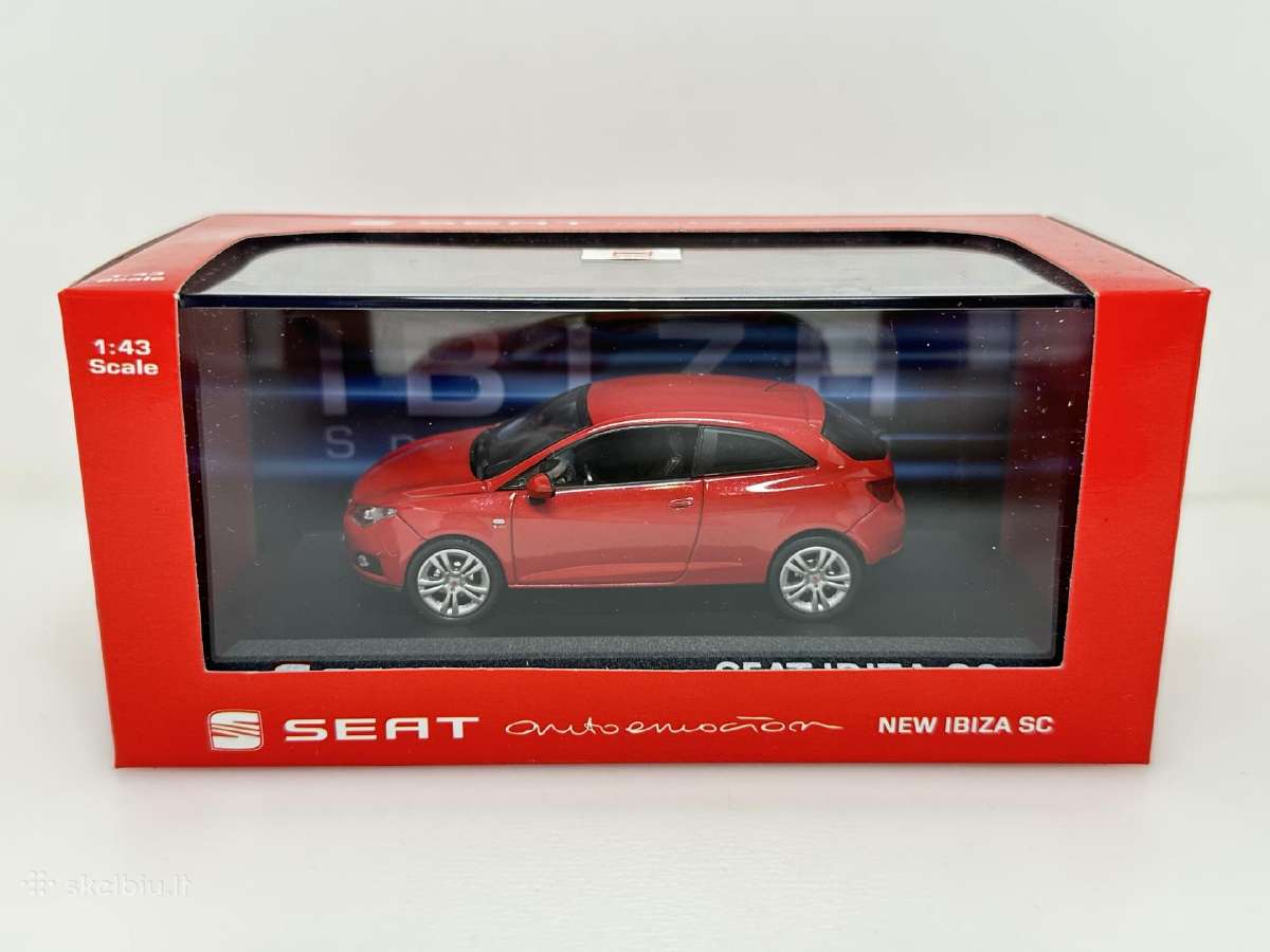 Seat Ibiza Sc 2008 raudona 1:43 Fischer - nuotraukos Nr. 2