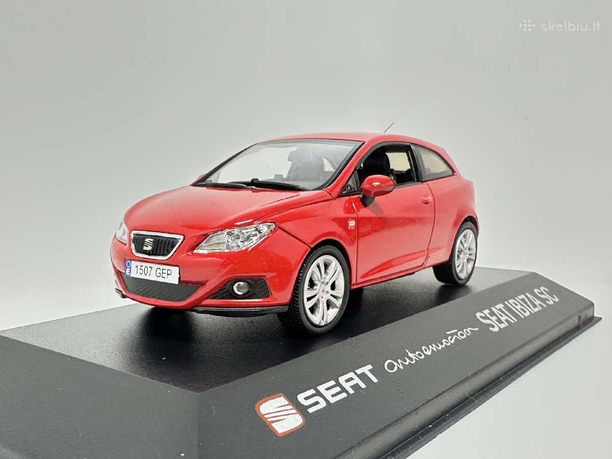 Seat Ibiza Sc 2008 raudona 1:43 Fischer - nuotraukos Nr. 3