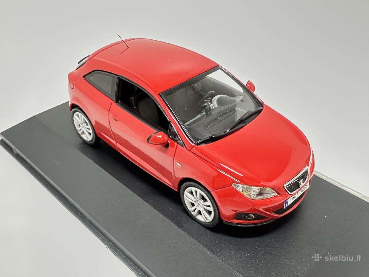 Seat Ibiza Sc 2008 raudona 1:43 Fischer - nuotraukos Nr. 6