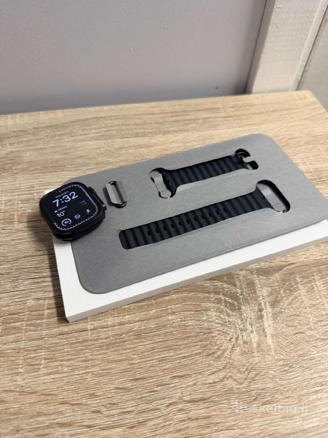 Apple Watch Ultra 3 Titanium Black (bat. 100%) - nuotraukos Nr. 11