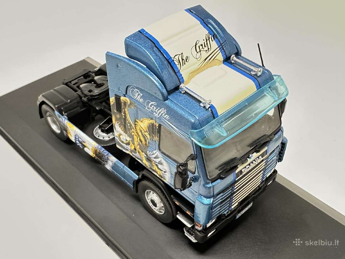 Scania 143m 1990 Griffin mėlyna 1:43 Hachette - nuotraukos Nr. 5