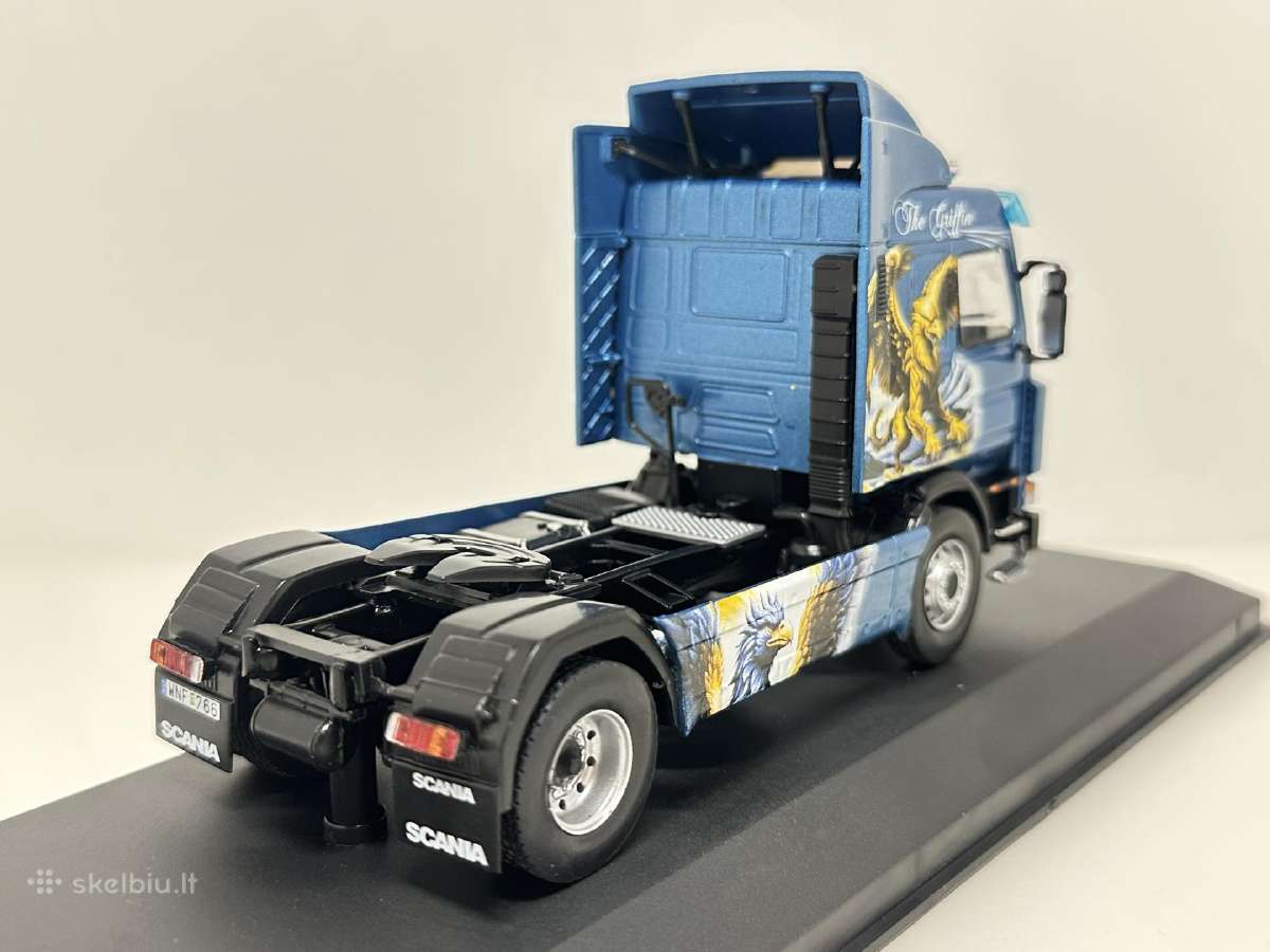 Scania 143m 1990 Griffin mėlyna 1:43 Hachette - nuotraukos Nr. 6