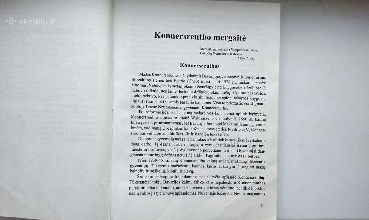 J. Burkus. Teresė Neumannaitė. 1993 m. leid. - nuotraukos Nr. 4