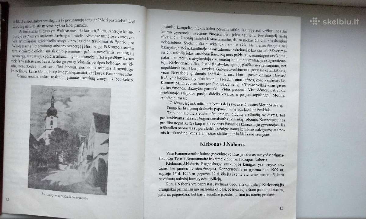 J. Burkus. Teresė Neumannaitė. 1993 m. leid. - nuotraukos Nr. 5