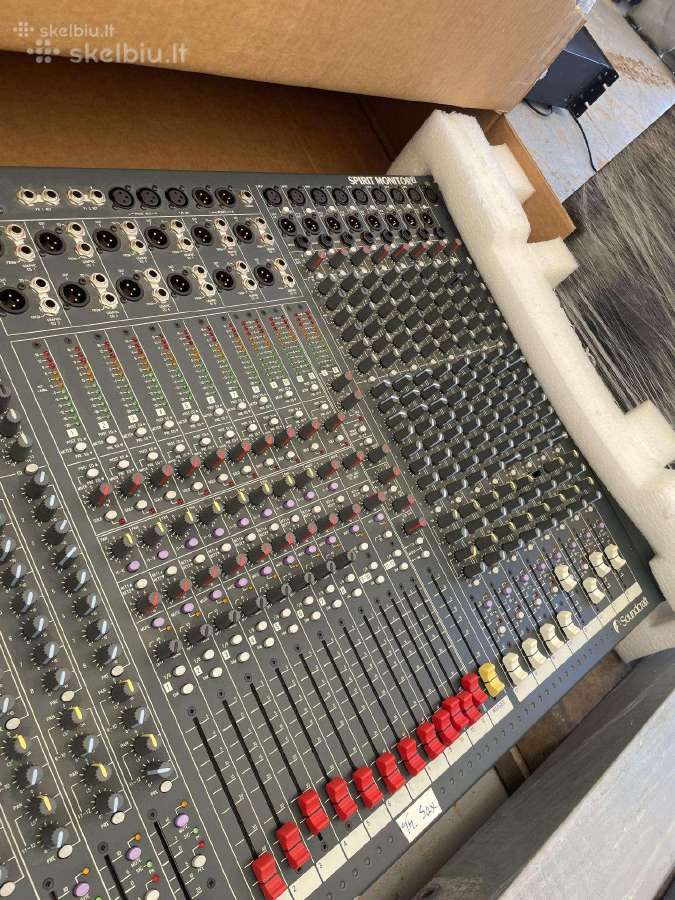 Mikšerinis pultas soundcraft spirit monitor 2 - nuotraukos Nr. 2