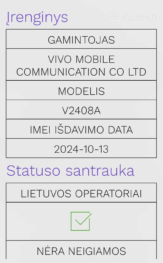 Vivo Iqoo 13 5G - nuotraukos Nr. 4