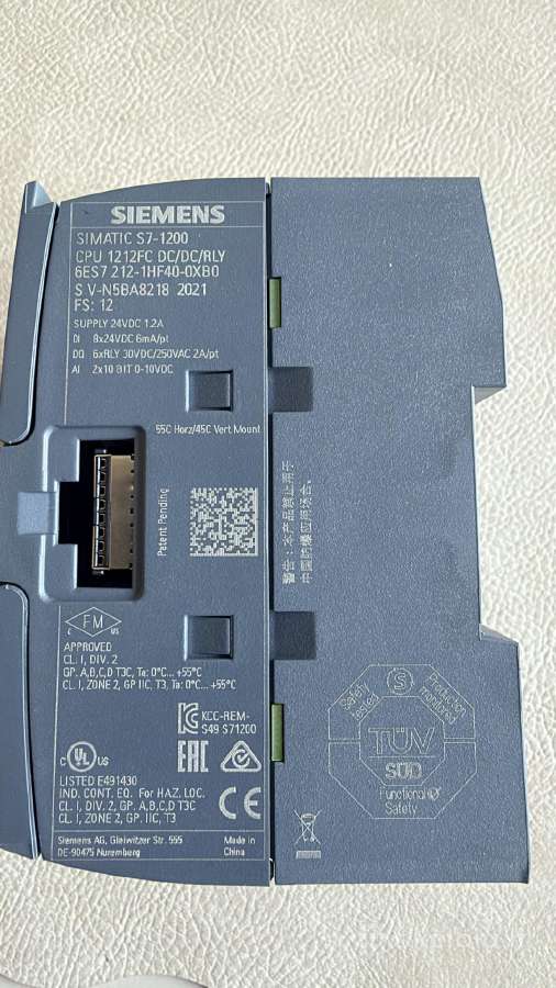 Siemens Simatic S7-1200 Cpu 1212fc Plc - nuotraukos Nr. 2