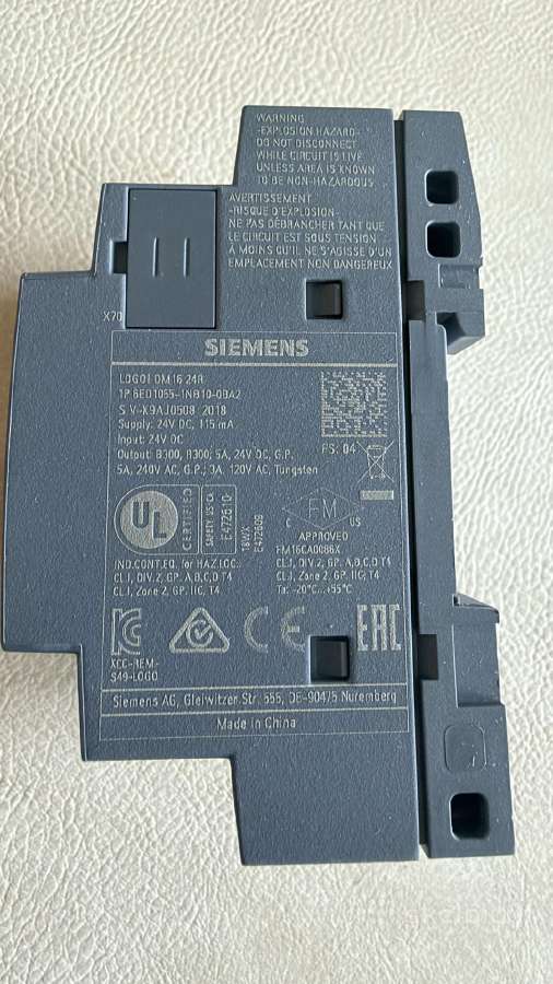 Siemens Logo! Dm16 24r – 6ed1055-1nb10-0ba2 - nuotraukos Nr. 4