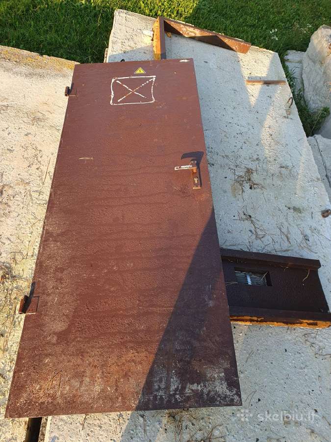 Naudotos lauko durys 1vnt metalinės - nuotraukos Nr. 3