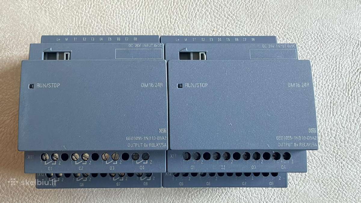 Siemens Logo! Dm16 24r – 6ed1055-1nb10-0ba2 - nuotraukos Nr. 9