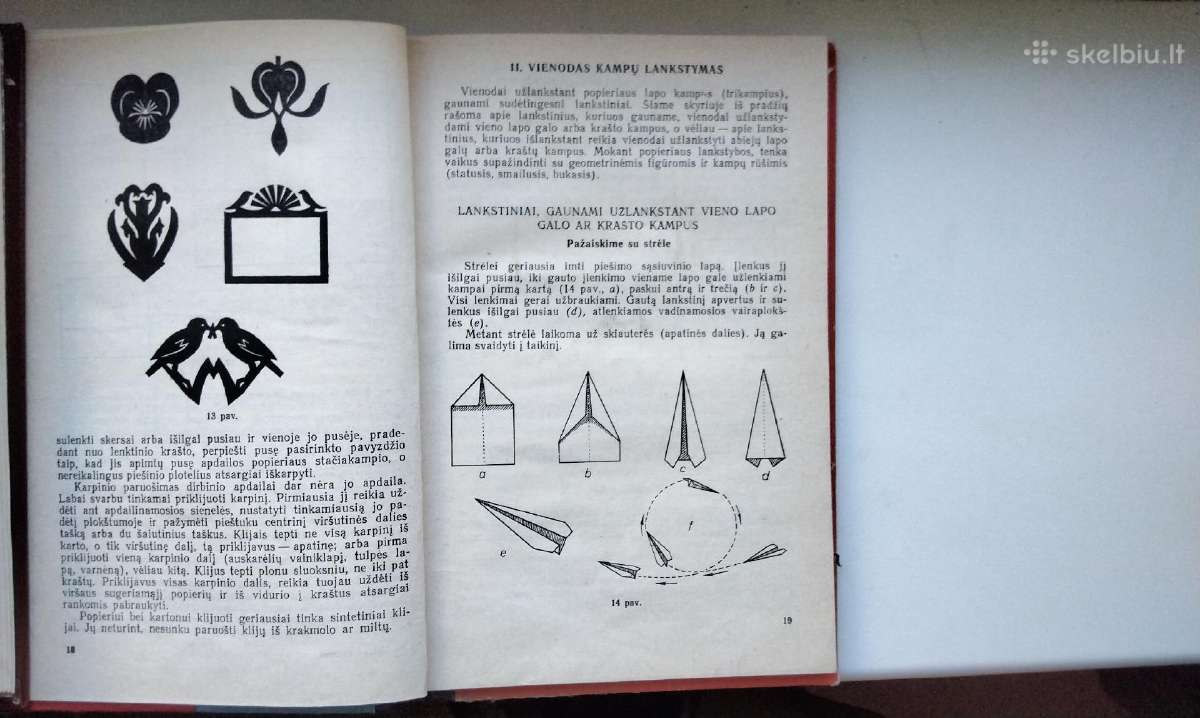 E. Trumpa. Popieriaus lankstiniai. - nuotraukos Nr. 5