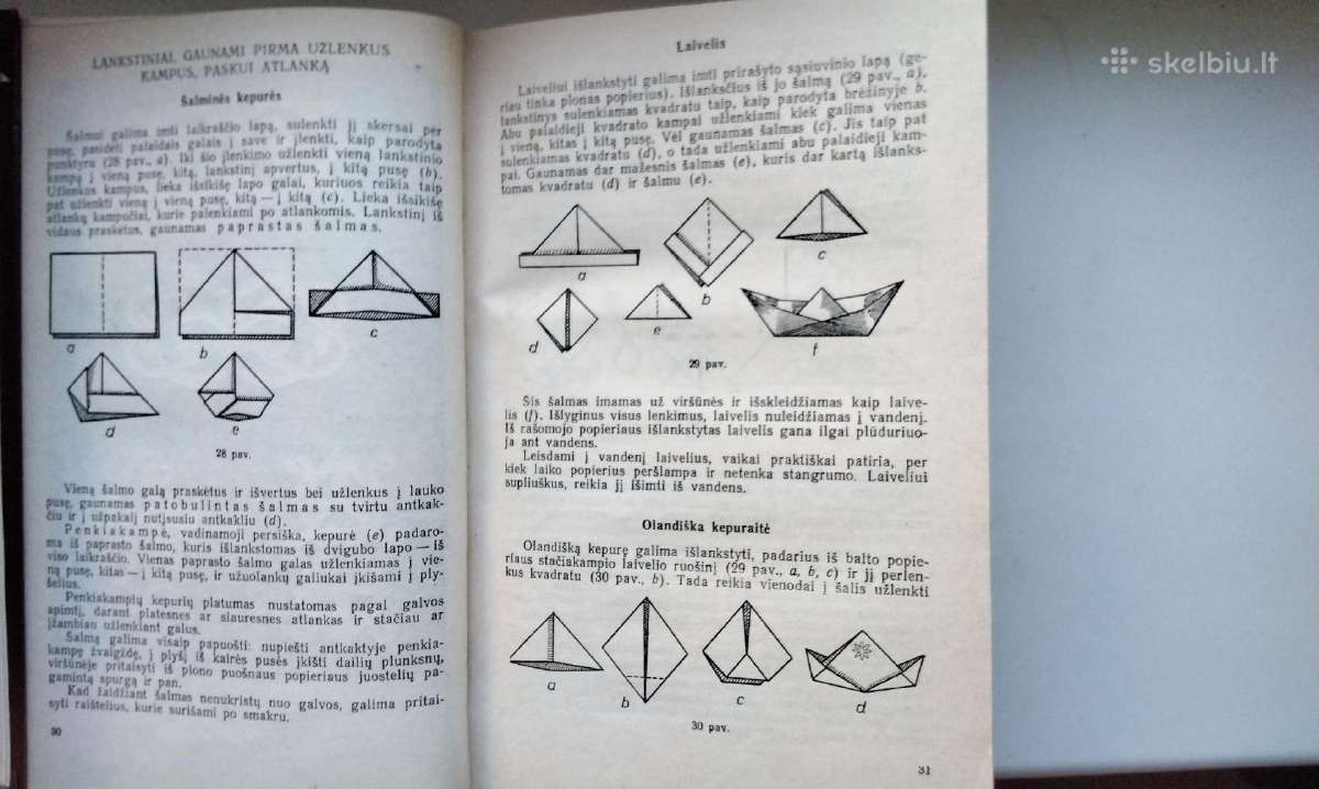 E. Trumpa. Popieriaus lankstiniai. - nuotraukos Nr. 6