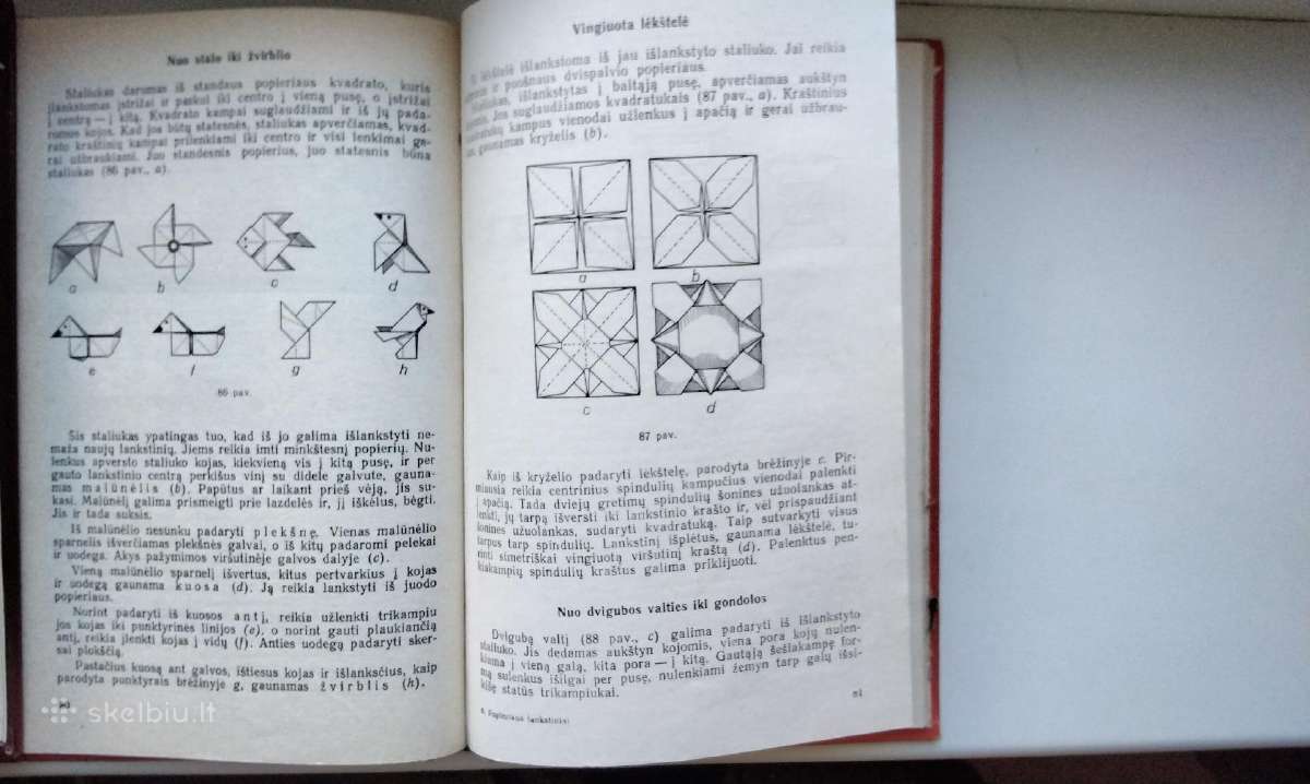 E. Trumpa. Popieriaus lankstiniai. - nuotraukos Nr. 10