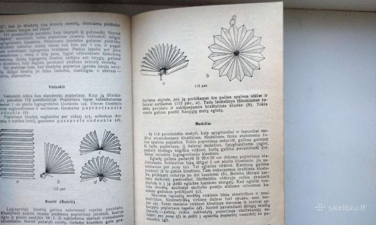 E. Trumpa. Popieriaus lankstiniai. - nuotraukos Nr. 11
