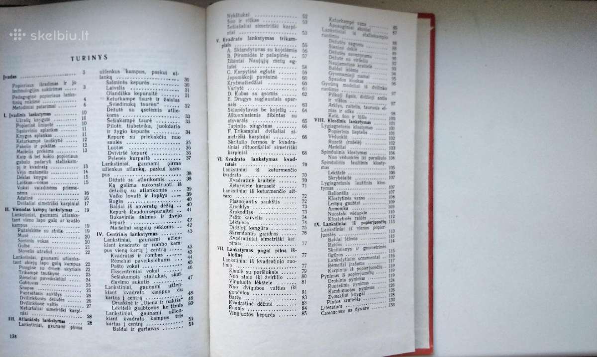 E. Trumpa. Popieriaus lankstiniai. - nuotraukos Nr. 12