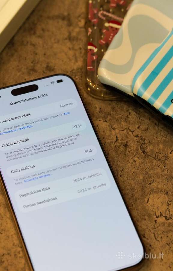 iPhone 16 Pro Max idealus 256gb - nuotraukos Nr. 6
