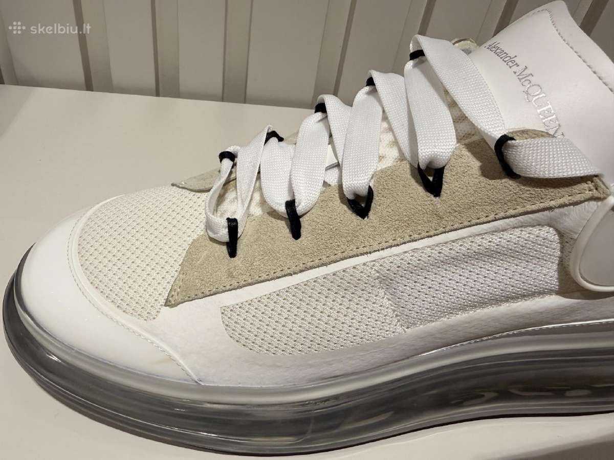 Alexander Mcqueen Oversized Clear 43 White Origina - nuotraukos Nr. 6
