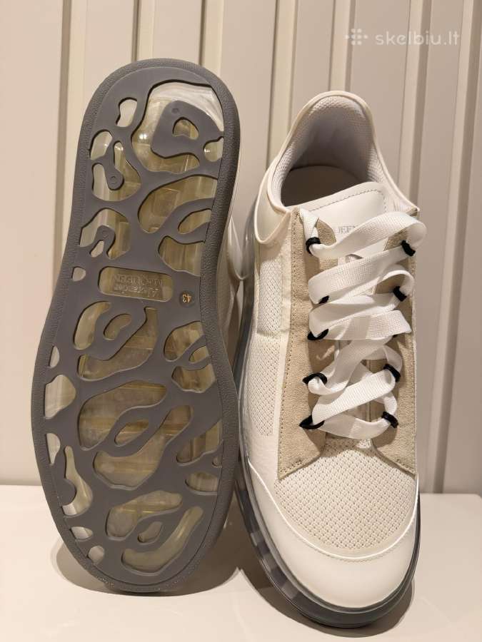 Alexander Mcqueen Oversized Clear 43 White Origina - nuotraukos Nr. 9
