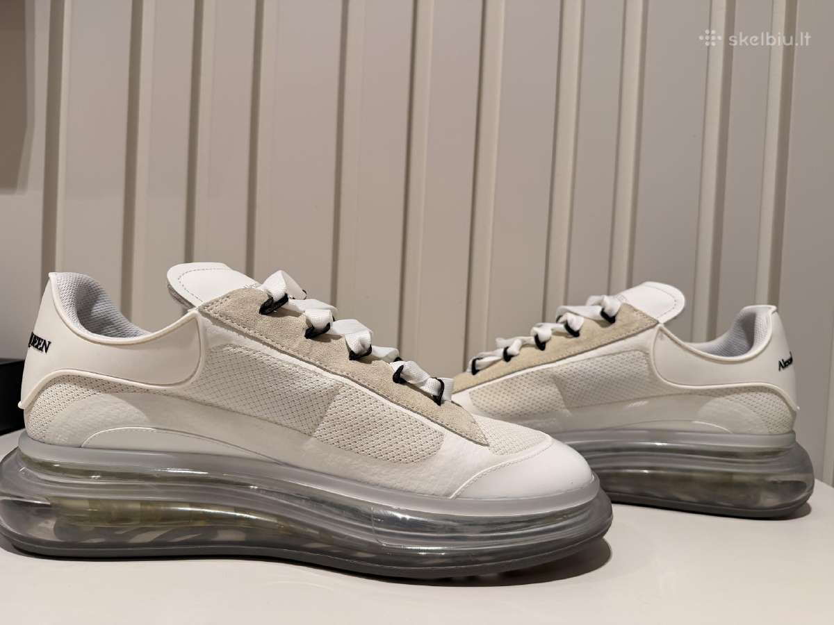 Alexander Mcqueen Oversized Clear 43 White Origina - nuotraukos Nr. 12