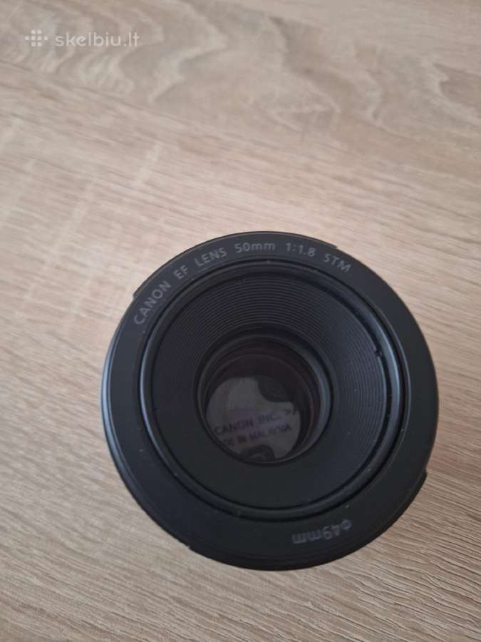 Canon Ef 50mm f/1.8 Stm objektyvas - nuotraukos Nr. 2