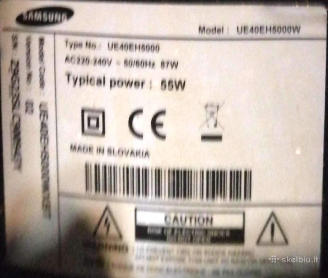 Ploksciu nuo samsung Ue40eh500 -eSTAR Ledtv43d3t2 - nuotraukos Nr. 3