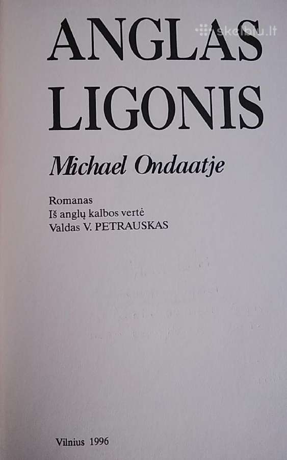 Anglas ligonis - nuotraukos Nr. 2