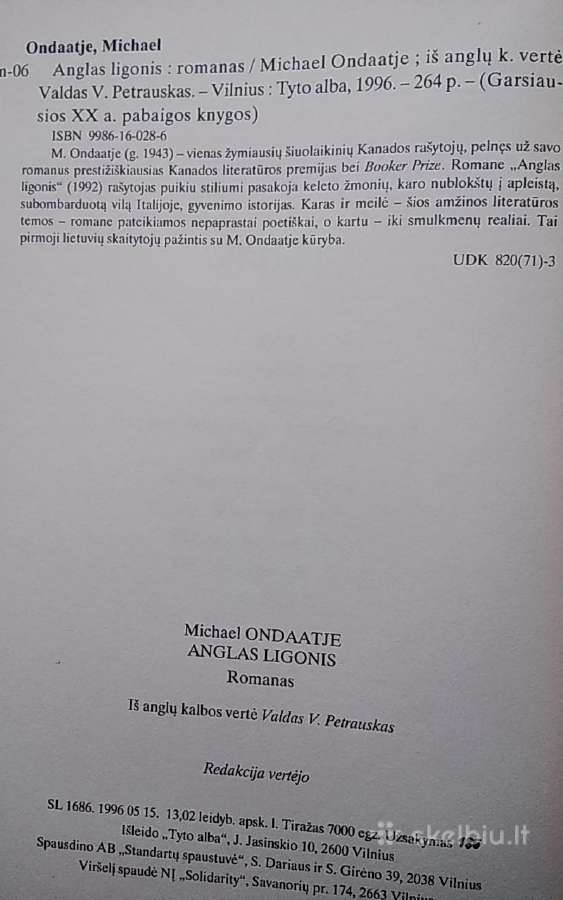 Anglas ligonis - nuotraukos Nr. 4