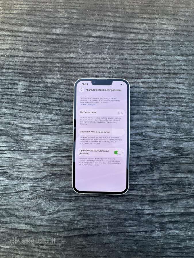 iPhone 13 White 128gb - nuotraukos Nr. 7