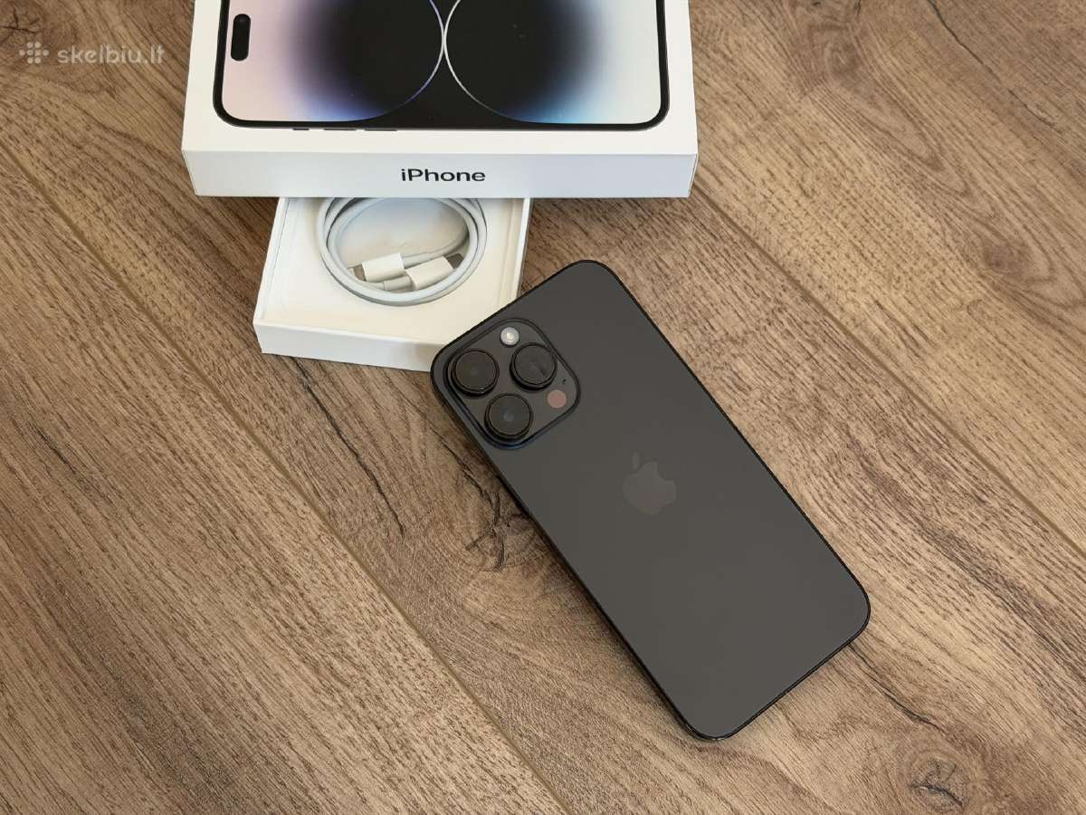 iPhone 14 Pro max 256gb black! - nuotraukos Nr. 2